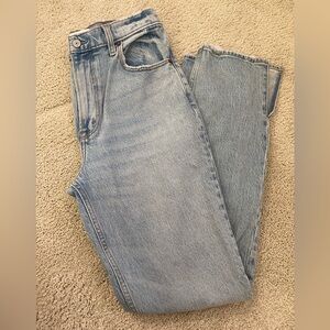 Abercrombie & Fitch Light Blue Women's Straight Leg Jeans